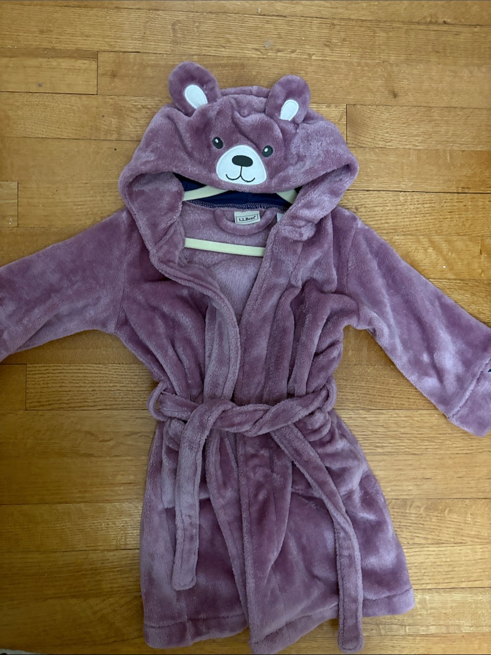 Teddy Bear L.L.Bean Robe: mauve 2T